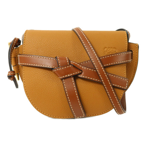 LOEWE 牛皮皮革Mini Gate肩背袋