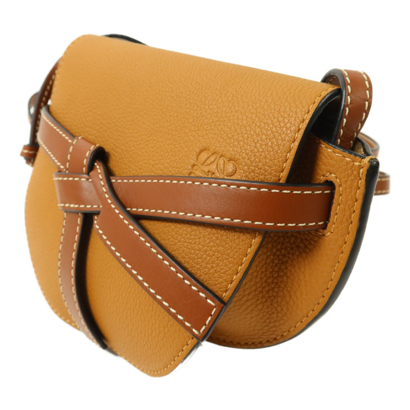 LOEWE 牛皮皮革Mini Gate肩背袋-1