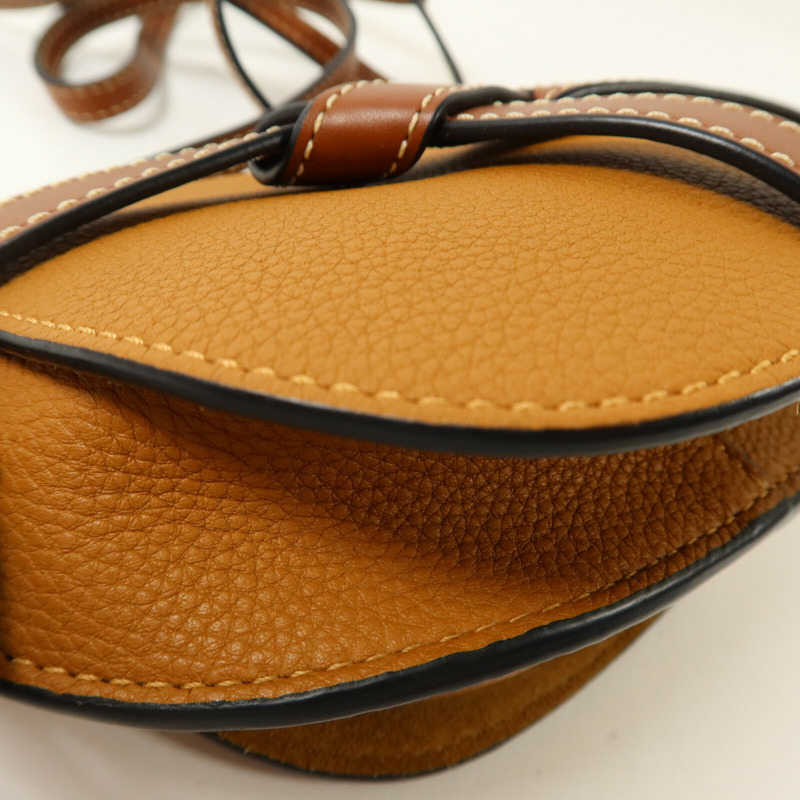 LOEWE 牛皮皮革Mini Gate肩背袋-9