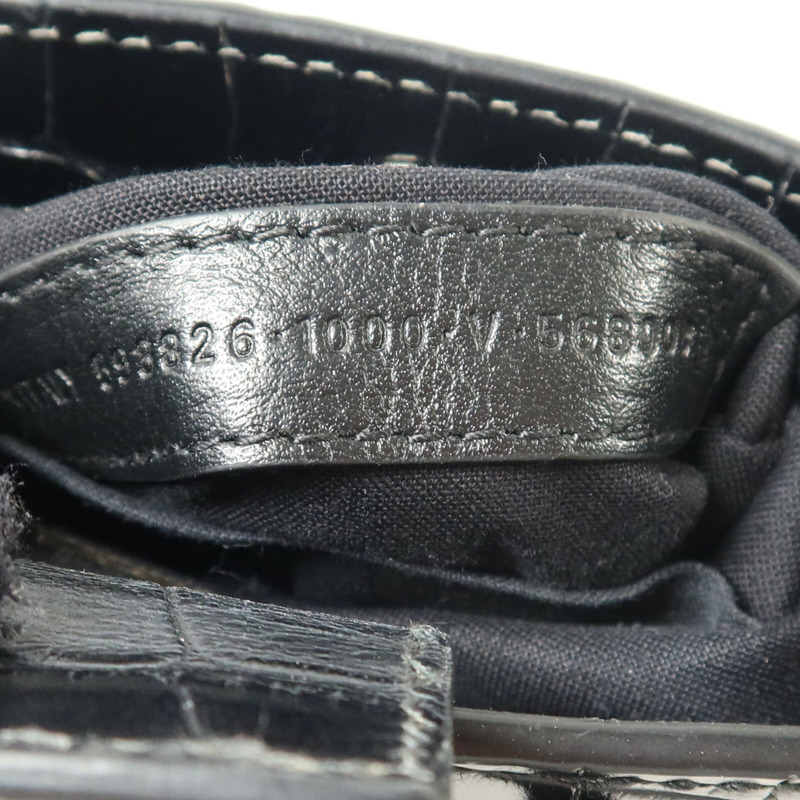 BALENCIAGA 牛皮皮革Mini Shopping Phone Holder Bag手挽肩背兩用袋-6