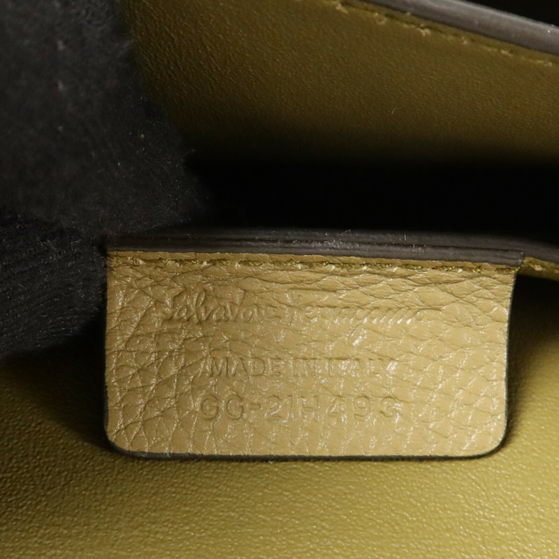 Salvatore Ferragamo 牛皮皮革Gancini手挽肩背兩用袋-7