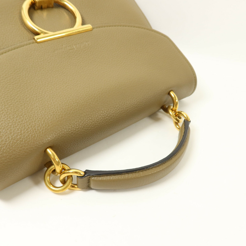 Salvatore Ferragamo 牛皮皮革Gancini手挽肩背兩用袋-8