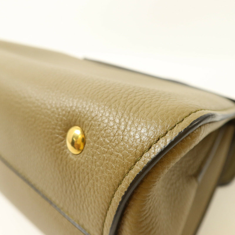 Salvatore Ferragamo 牛皮皮革Gancini手挽肩背兩用袋-14