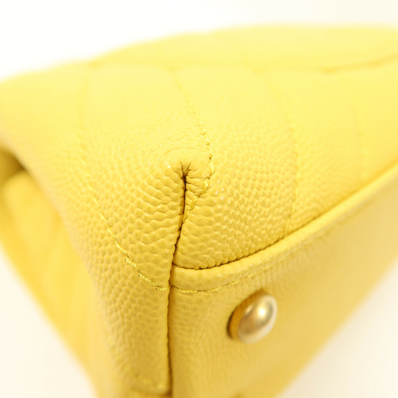 CHANEL 牛皮皮革Coco Handle手挽肩背兩用袋-14