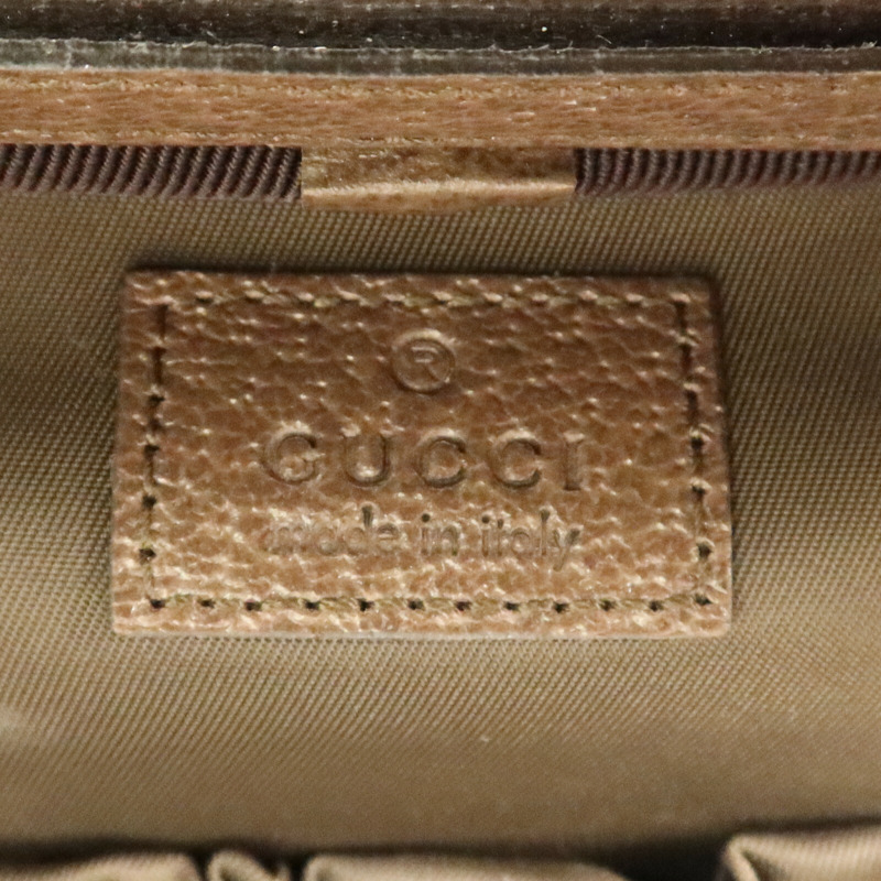 GUCCI 塗層帆布Ophidia GG-Supreme Vanity Case手挽袋-5