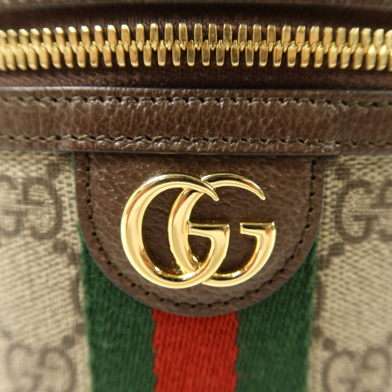 GUCCI 塗層帆布Ophidia GG-Supreme Vanity Case手挽袋-7