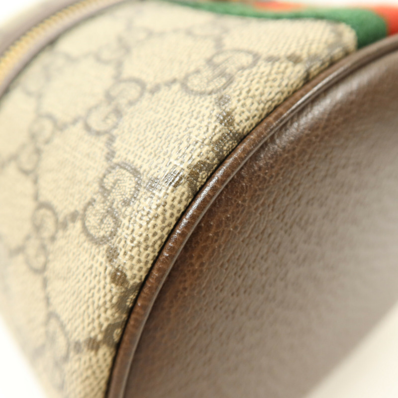 GUCCI 塗層帆布Ophidia GG-Supreme Vanity Case手挽袋-10