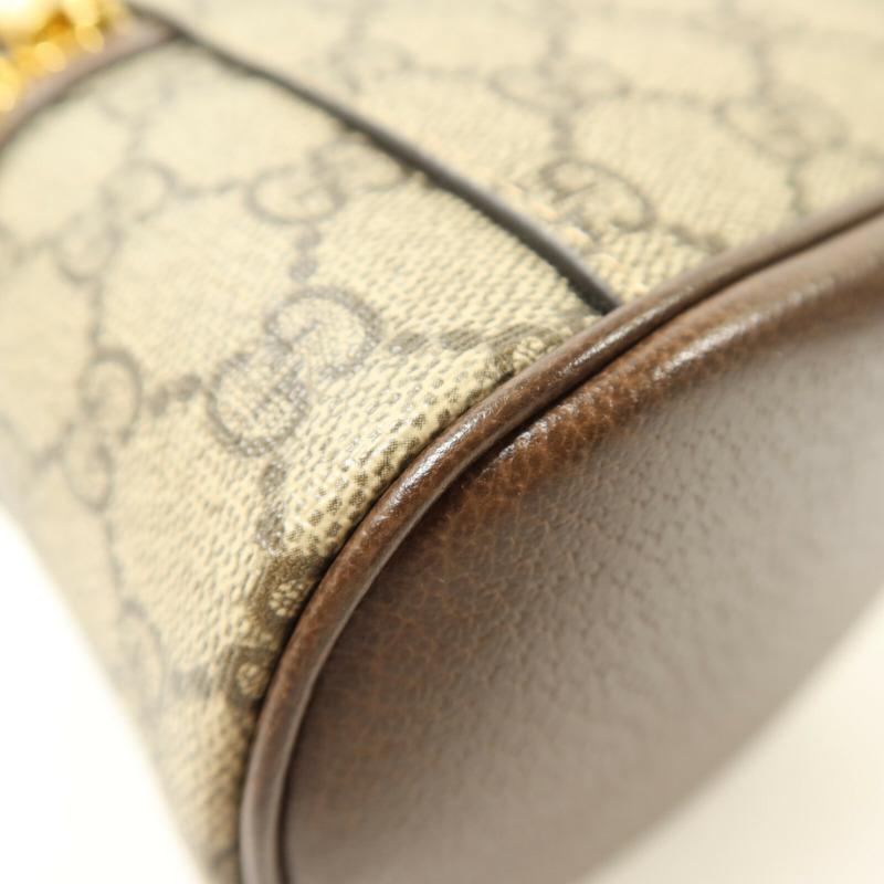 GUCCI 塗層帆布Ophidia GG-Supreme Vanity Case手挽袋-12