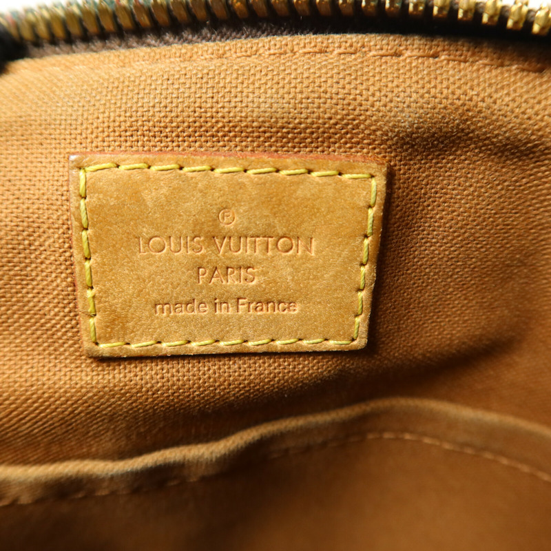 LOUIS VUITTON Monogram Palermo PM手挽肩背兩用袋棕色-5