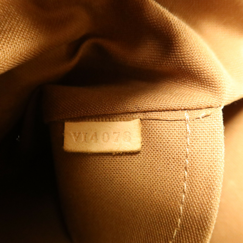 LOUIS VUITTON Monogram Palermo PM手挽肩背兩用袋棕色-6