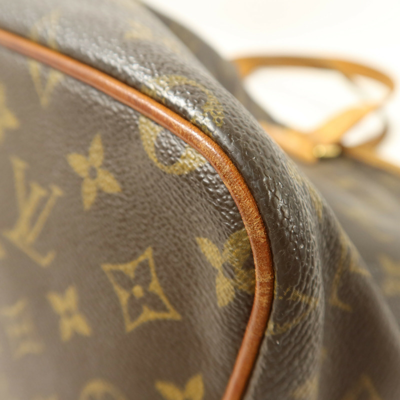 LOUIS VUITTON Monogram Palermo PM手挽肩背兩用袋棕色-9