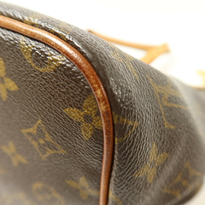 LOUIS VUITTON Monogram Palermo PM手挽肩背兩用袋棕色-11