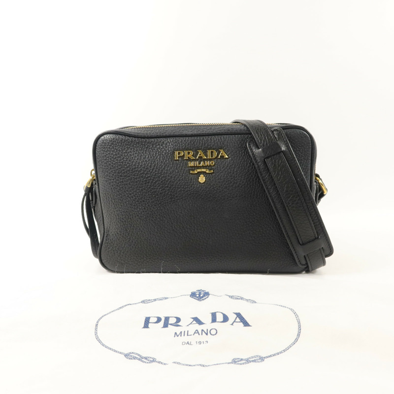 PRADA 牛皮皮革Shoulder Bag肩背袋-9