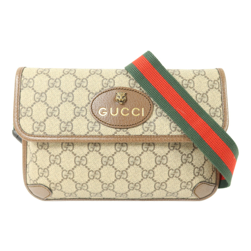 GUCCI 塗層帆布Neo Vintage GG Supreme肩背袋-0