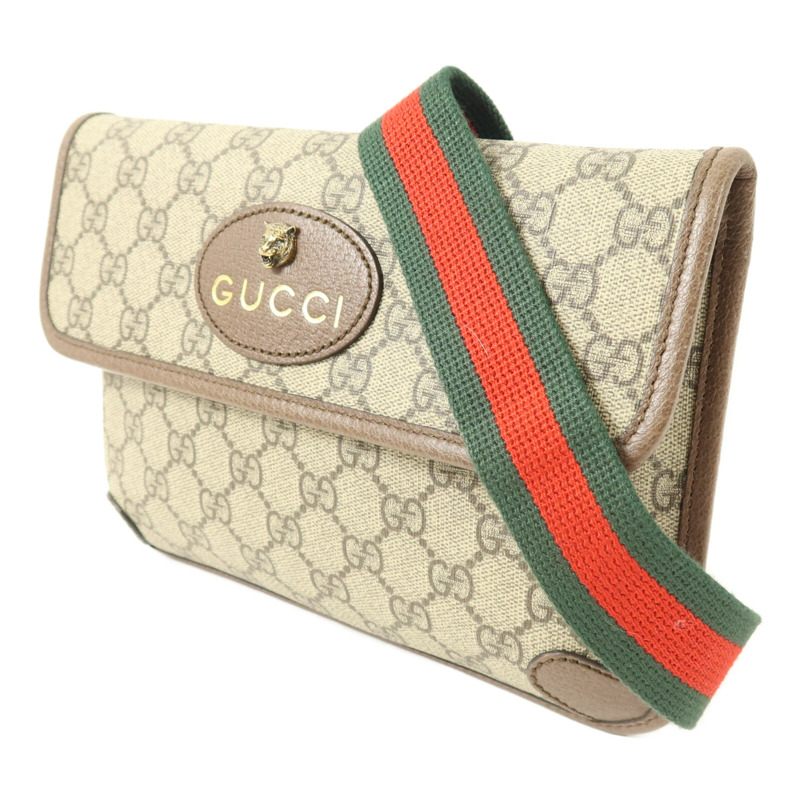GUCCI 塗層帆布Neo Vintage GG Supreme肩背袋-1