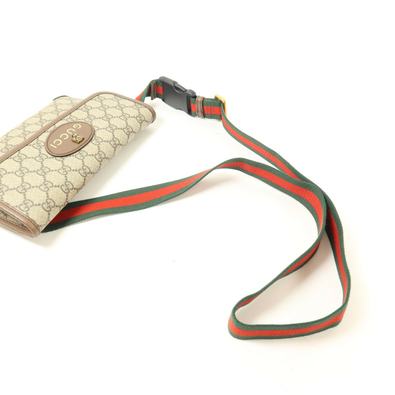 GUCCI 塗層帆布Neo Vintage GG Supreme肩背袋-8