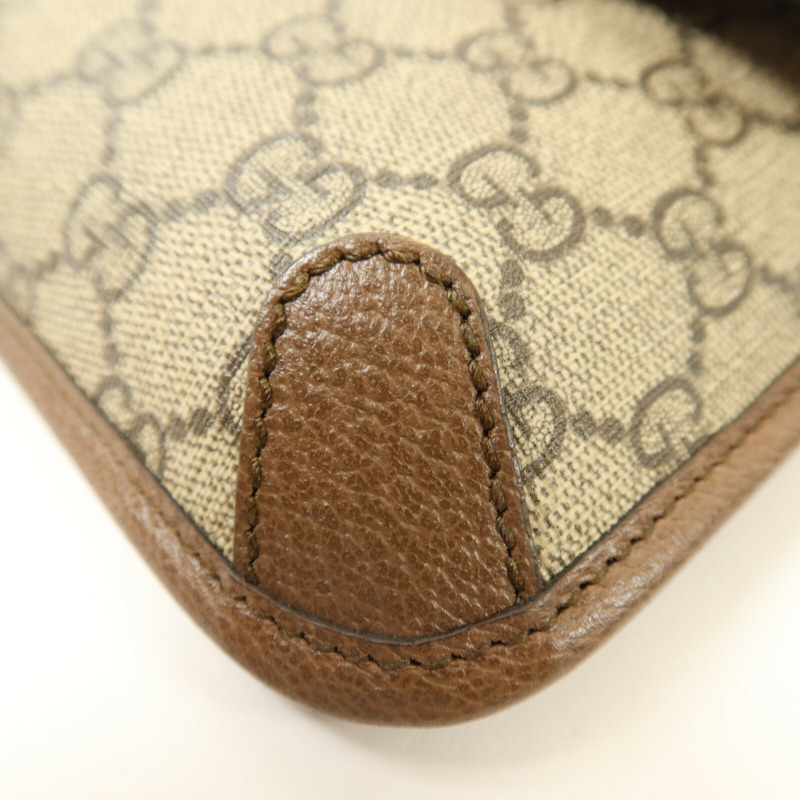 GUCCI 塗層帆布Neo Vintage GG Supreme肩背袋-10