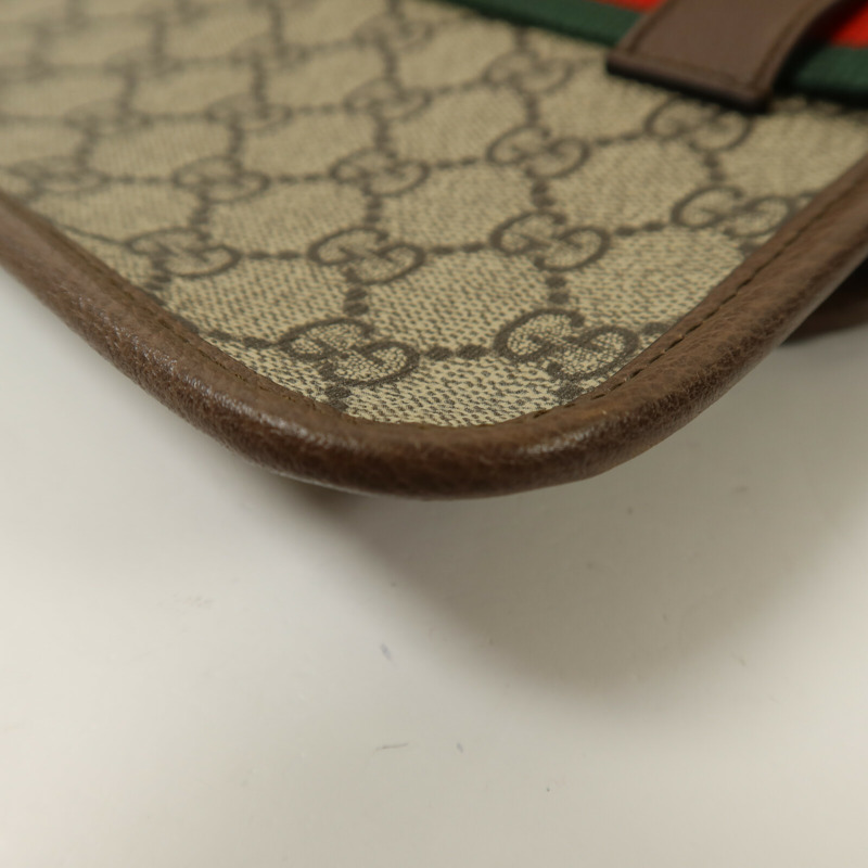 GUCCI 塗層帆布Neo Vintage GG Supreme肩背袋-12