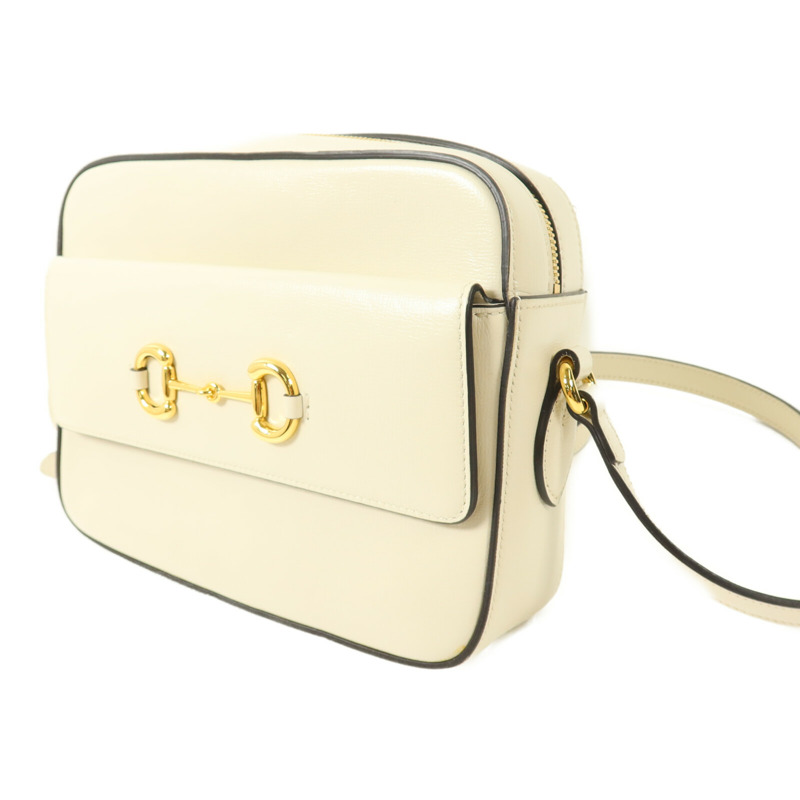 GUCCI 牛皮皮革Horsebit 1955 Small肩背袋-1