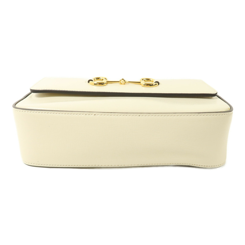 GUCCI 牛皮皮革Horsebit 1955 Small肩背袋-3