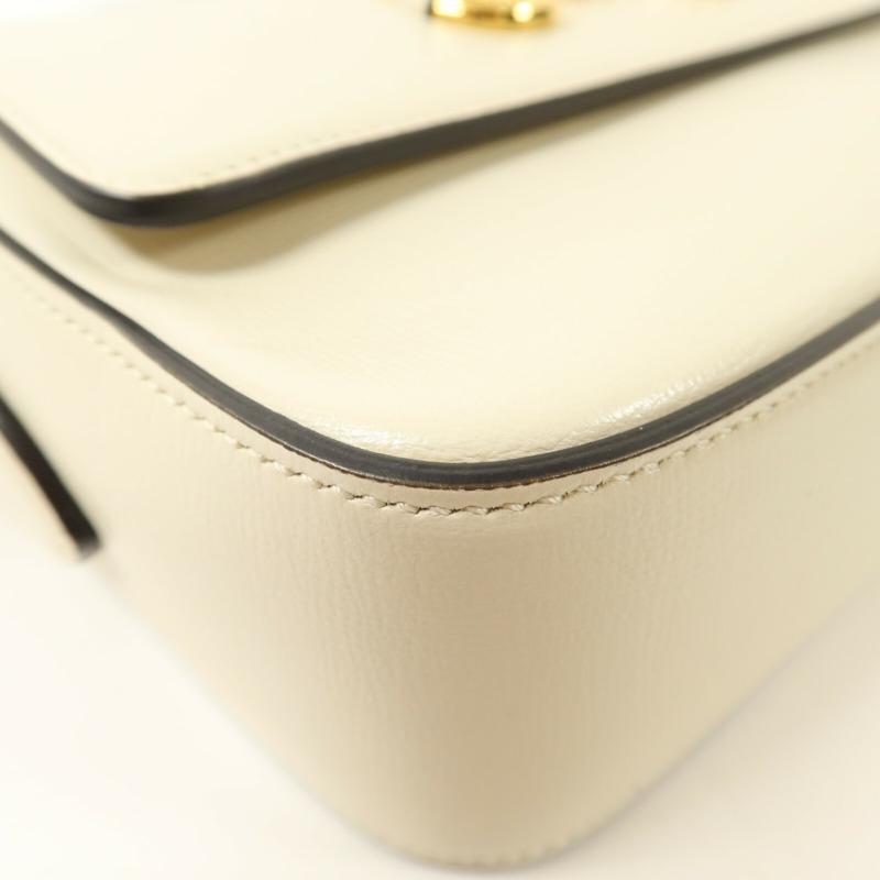 GUCCI 牛皮皮革Horsebit 1955 Small肩背袋-8