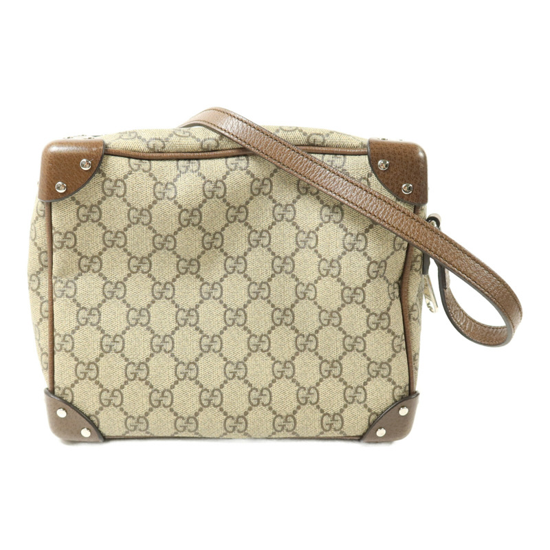 GUCCI 塗層帆布GG Supreme Shoulder Bag肩背袋-0