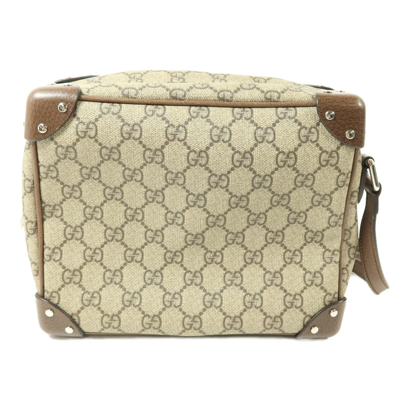 GUCCI 塗層帆布GG Supreme Shoulder Bag肩背袋-2