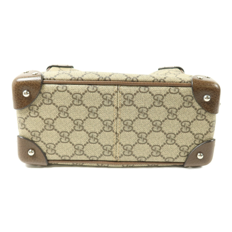 GUCCI 塗層帆布GG Supreme Shoulder Bag肩背袋-3