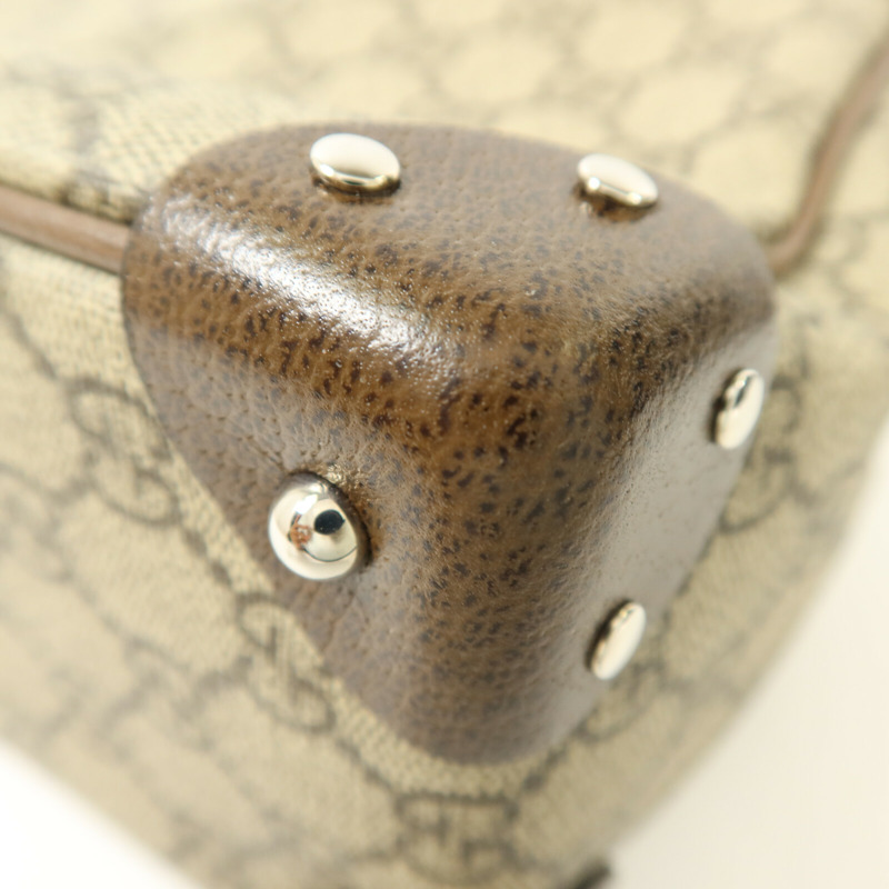 GUCCI 塗層帆布GG Supreme Shoulder Bag肩背袋-11