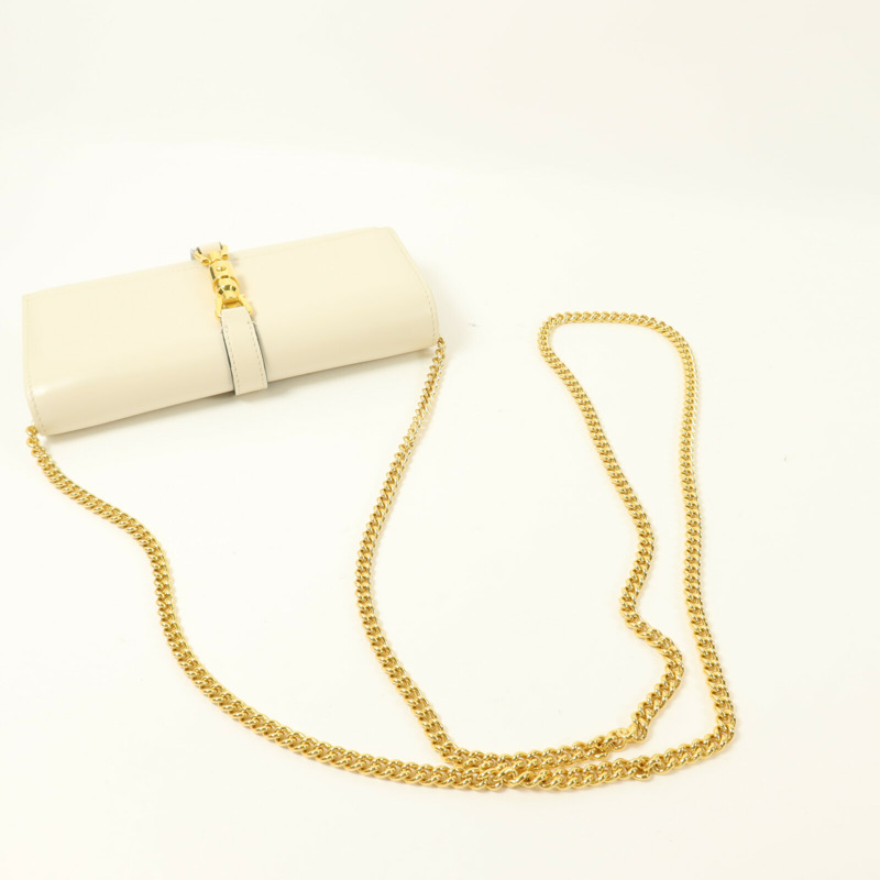 GUCCI 牛皮皮革Jackie 1961 WOC鏈帶肩背袋-7