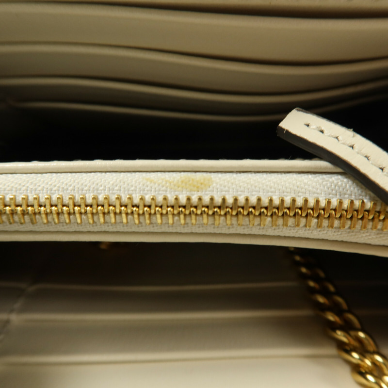 GUCCI 牛皮皮革Jackie 1961 WOC鏈帶肩背袋-12