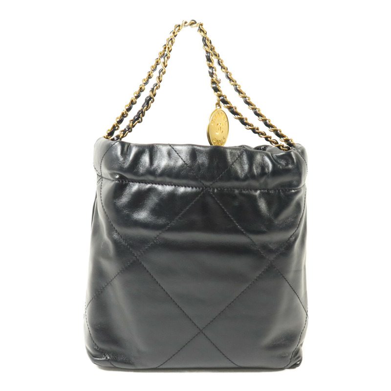 CHANEL 牛皮皮革Chanel 22 Mini手挽肩背兩用袋-2