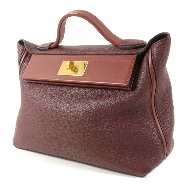 HERMES Clemence皮革24/24 29cm手挽肩背兩用袋-2