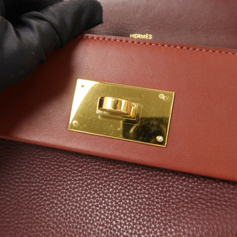 HERMES Clemence皮革24/24 29cm手挽肩背兩用袋-9