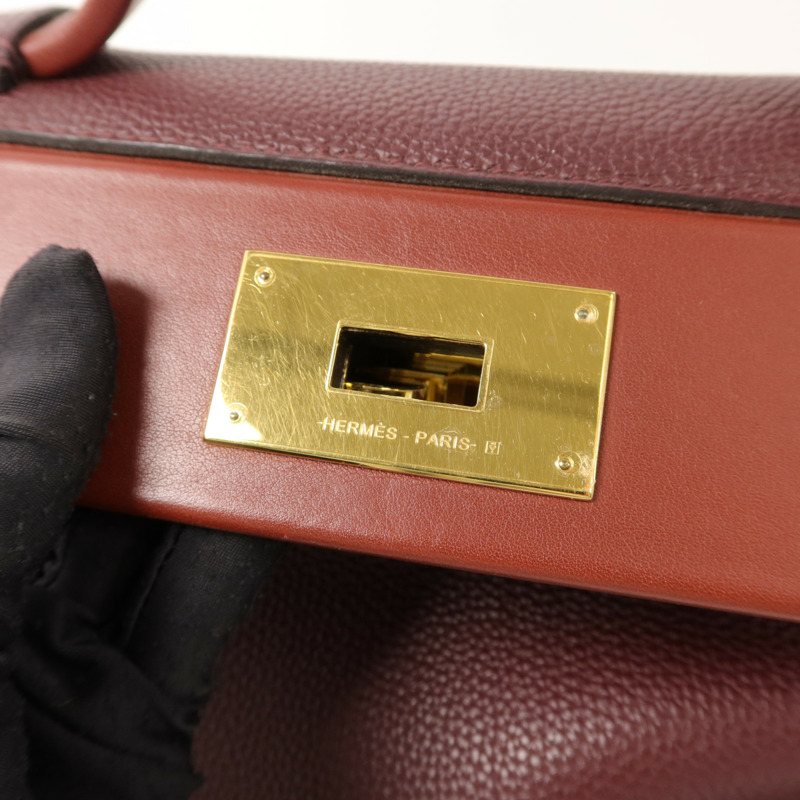 HERMES Clemence皮革24/24 29cm手挽肩背兩用袋-16