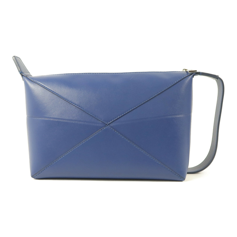 LOEWE 牛皮皮革Puzzle Fold Wash Bag手挽袋-1