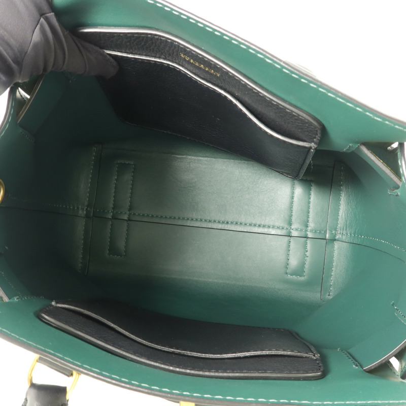 BURBERRY 牛皮皮革Belt Small手挽肩背兩用袋-4