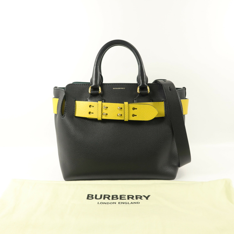 BURBERRY 牛皮皮革Belt Small手挽肩背兩用袋-9