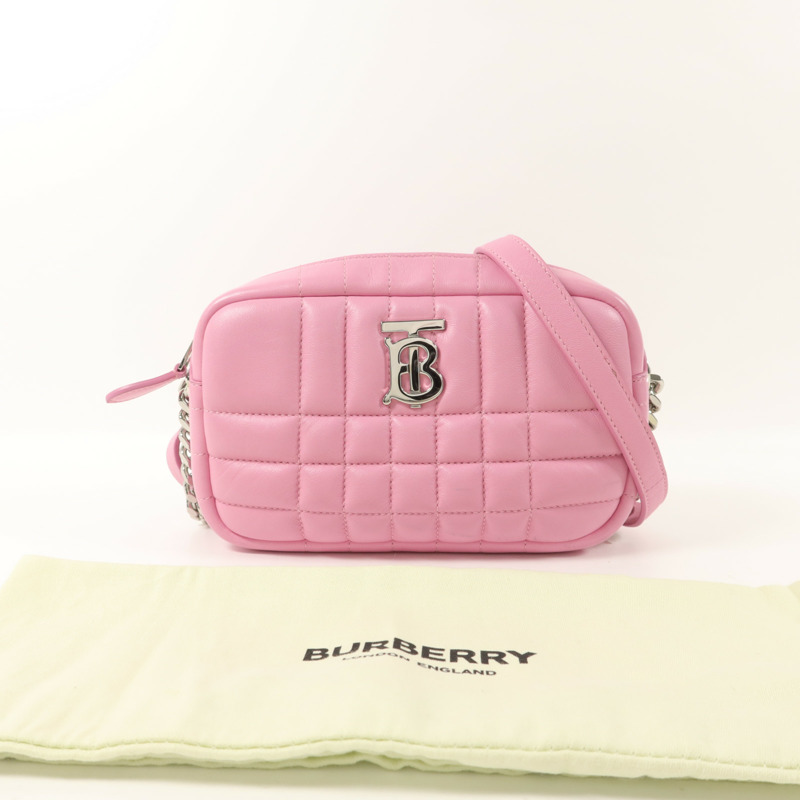 BURBERRY 牛皮皮革Mini Lola Camera Bag肩背袋-8