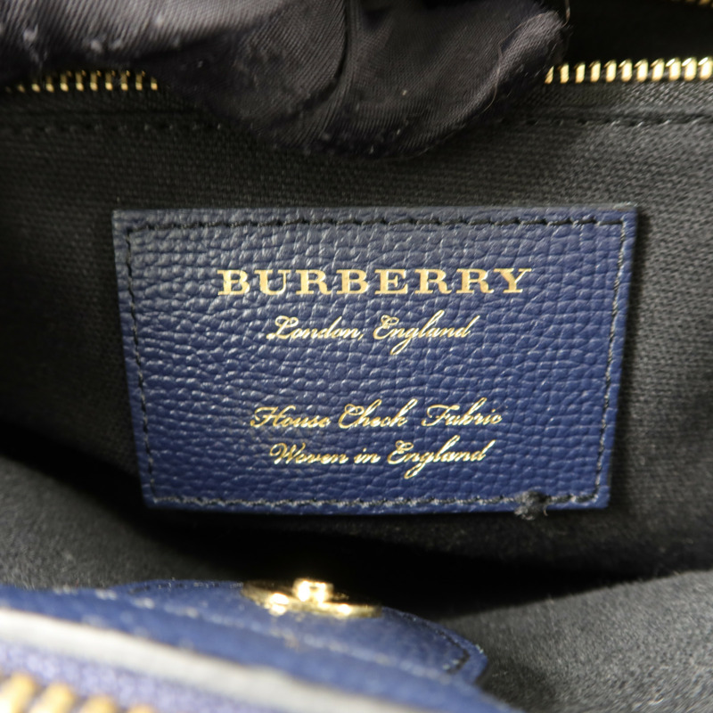 BURBERRY 牛皮皮革The Banner House手挽肩背兩用袋-5