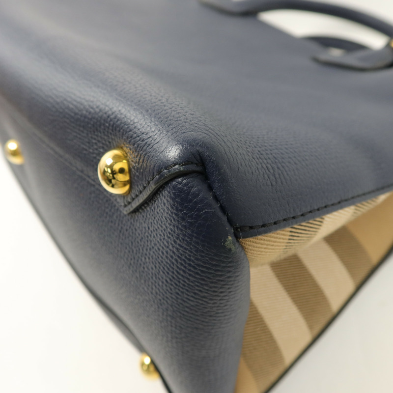 BURBERRY 牛皮皮革The Banner House手挽肩背兩用袋-15