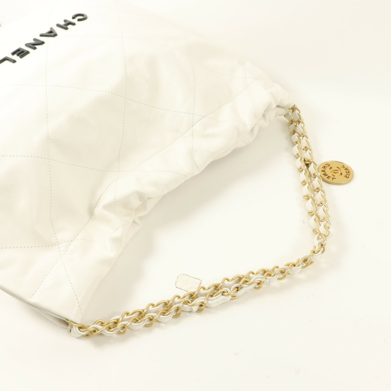 CHANEL 牛皮皮革Chanel 22 Medium肩背袋-7