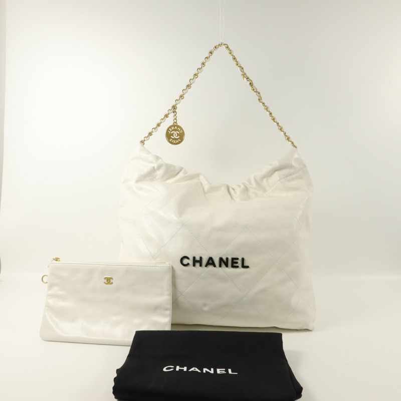 CHANEL 牛皮皮革Chanel 22 Medium肩背袋-8