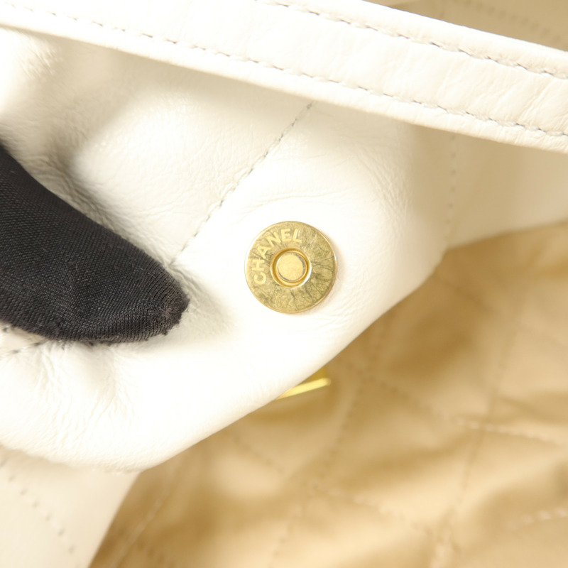 CHANEL 牛皮皮革Chanel 22 Medium肩背袋-11