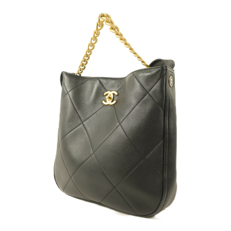 CHANEL 羊皮皮革Easy Mood Hobo Bag手挽肩背兩用袋-2