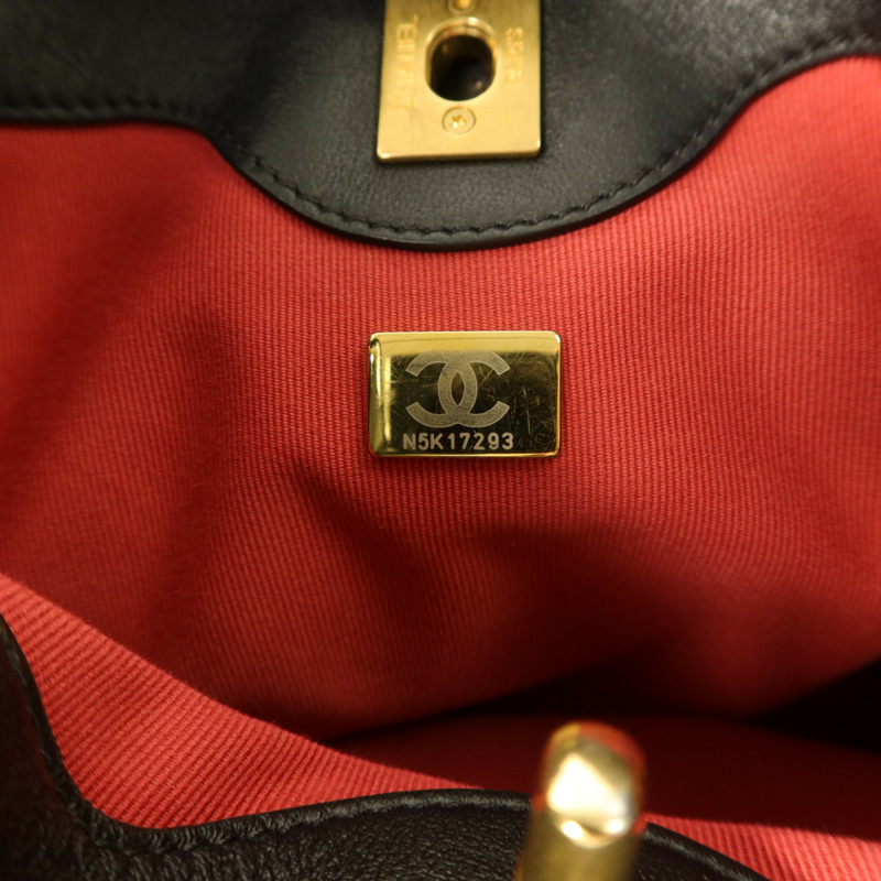 CHANEL 羊皮皮革Easy Mood Hobo Bag手挽肩背兩用袋-6