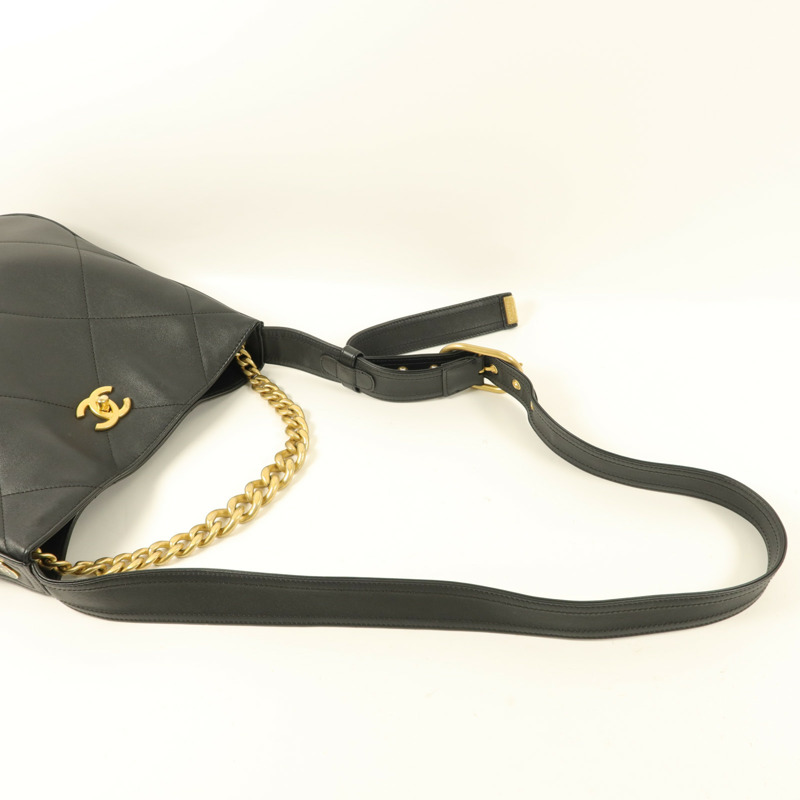 CHANEL 羊皮皮革Easy Mood Hobo Bag手挽肩背兩用袋-7