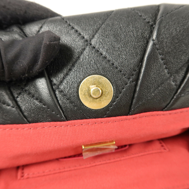 CHANEL 羊皮皮革Matelasse Handle手挽袋-9