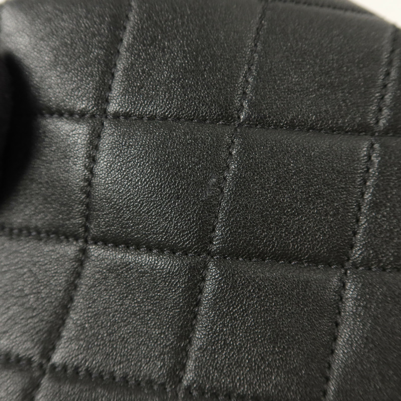 CHANEL 羊皮皮革Matelasse Handle手挽袋-17