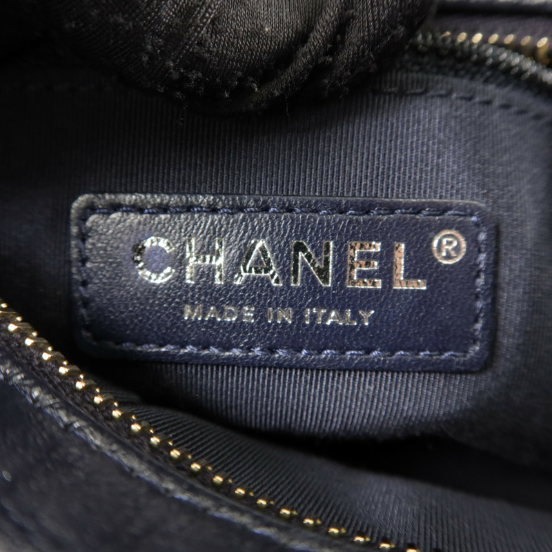 CHANEL 斜紋軟呢/牛皮皮革Gabrielle Small鏈帶肩背袋-5